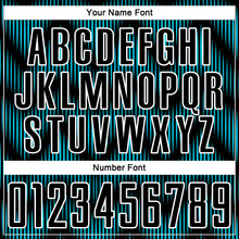 Load image into Gallery viewer, Custom Black Lakes Blue-White Line Sublimation Soccer Uniform Jersey