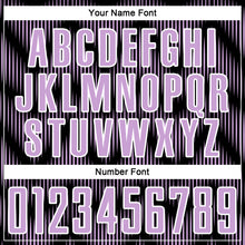 Load image into Gallery viewer, Custom Black Light Purple-White Line Sublimation Soccer Uniform Jersey