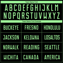 Load image into Gallery viewer, Custom Black Pea Green Sublimation Soccer Uniform Jersey