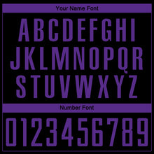 Load image into Gallery viewer, Custom Black Purple Sublimation Soccer Uniform Jersey