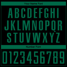 Load image into Gallery viewer, Custom Black Kelly Green Sublimation Soccer Uniform Jersey