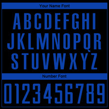 Load image into Gallery viewer, Custom Black Thunder Blue Sublimation Soccer Uniform Jersey