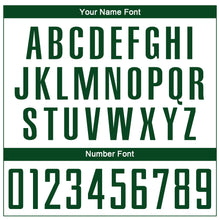 Load image into Gallery viewer, Custom White Green Sublimation Soccer Uniform Jersey