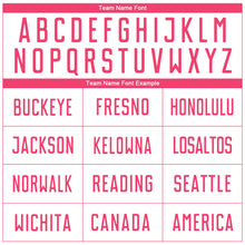 Load image into Gallery viewer, Custom White Neon Pink Sublimation Soccer Uniform Jersey