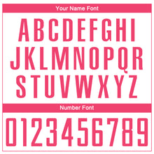 Load image into Gallery viewer, Custom White Neon Pink Sublimation Soccer Uniform Jersey