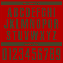 Load image into Gallery viewer, Custom Red Olive Sublimation Soccer Uniform Jersey