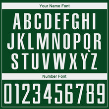 Load image into Gallery viewer, Custom Green White Sublimation Soccer Uniform Jersey