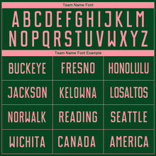 Load image into Gallery viewer, Custom Green Medium Pink Sublimation Soccer Uniform Jersey