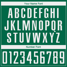 Load image into Gallery viewer, Custom Kelly Green White Sublimation Soccer Uniform Jersey