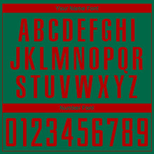 Load image into Gallery viewer, Custom Kelly Green Red Sublimation Soccer Uniform Jersey