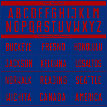 Load image into Gallery viewer, Custom Royal Red Sublimation Soccer Uniform Jersey