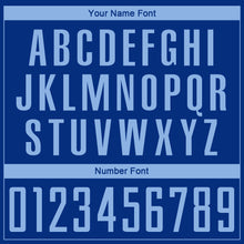 Load image into Gallery viewer, Custom Royal Light Blue Sublimation Soccer Uniform Jersey