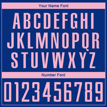 Load image into Gallery viewer, Custom Royal Light Pink Sublimation Soccer Uniform Jersey