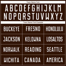 Load image into Gallery viewer, Custom Brown White Sublimation Soccer Uniform Jersey