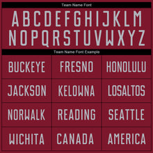 Load image into Gallery viewer, Custom Crimson Gray Sublimation Soccer Uniform Jersey