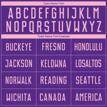 Load image into Gallery viewer, Custom Purple Light Pink Sublimation Soccer Uniform Jersey