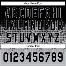 Load image into Gallery viewer, Custom Black Gray 3D Pattern Gradient Square Shapes Two-Button Unisex Softball Jersey