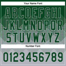 Load image into Gallery viewer, Custom Green Gray 3D Gradient Square Shape Two-Button Unisex Softball Jersey