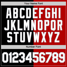 Load image into Gallery viewer, Custom Black Red-Gray Split Fashion Performance T-Shirt