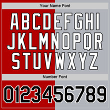 Load image into Gallery viewer, Custom Red Black-Gray Split Fashion Performance T-Shirt