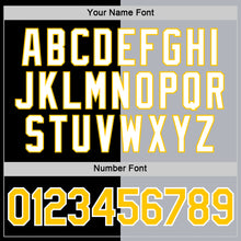 Load image into Gallery viewer, Custom Black Yellow-Gray Split Fashion Performance T-Shirt