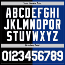 Load image into Gallery viewer, Custom Black Royal-Gray Split Fashion Performance T-Shirt