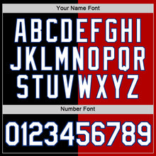 Load image into Gallery viewer, Custom Black Red-Royal Split Fashion Performance T-Shirt