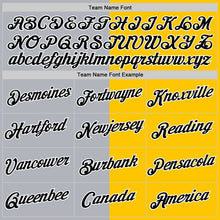 Load image into Gallery viewer, Custom Yellow Black-Gray Split Fashion Performance T-Shirt