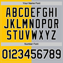 Load image into Gallery viewer, Custom Yellow Black-Gray Split Fashion Performance T-Shirt