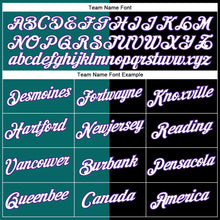 Load image into Gallery viewer, Custom Black Purple-Teal Split Fashion Performance T-Shirt