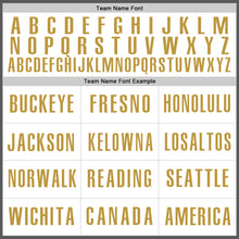 Load image into Gallery viewer, Custom Steel Gray White-Old Gold Authentic Baseball Jersey