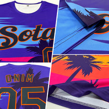 Load image into Gallery viewer, Custom 3D Pattern Design Hawaii Palm Trees Performance T-Shirt