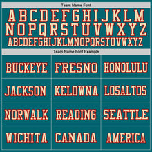 Load image into Gallery viewer, Custom Teal Vintage USA Flag Cream-Red Mesh Authentic Throwback Football Jersey