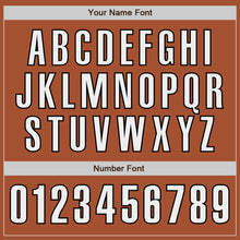 Load image into Gallery viewer, Custom Texas Orange White-Black Authentic Baseball Jersey