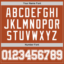 Load image into Gallery viewer, Custom Texas Orange White Authentic Basketball Jersey