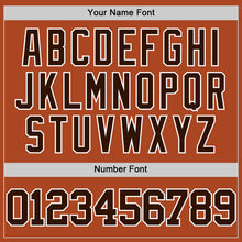 Load image into Gallery viewer, Custom Texas Orange Brown-White Authentic Basketball Jersey