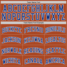 Load image into Gallery viewer, Custom Texas Orange Royal-White Authentic Basketball Jersey