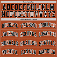 Load image into Gallery viewer, Custom Texas Orange Black-White Authentic Basketball Jersey