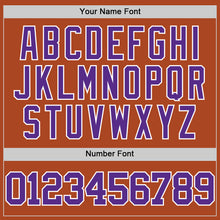 Load image into Gallery viewer, Custom Texas Orange Purple-White Authentic Basketball Jersey