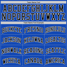 Load image into Gallery viewer, Custom Thunder Blue Black-White Authentic Basketball Jersey