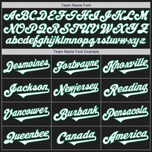 Load image into Gallery viewer, Custom Black White-Kelly Green Authentic Two Tone Baseball Jersey