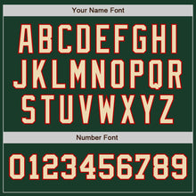 Load image into Gallery viewer, Custom Green Cream-Red Authentic Two Tone Baseball Jersey