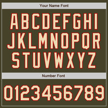 Load image into Gallery viewer, Custom Olive Cream Red-Black Authentic Salute To Service Two Tone Baseball Jersey