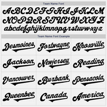 Load image into Gallery viewer, Custom White Black Authentic Two Tone Baseball Jersey