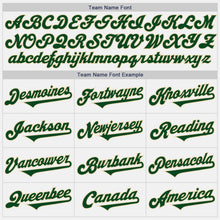Load image into Gallery viewer, Custom White Green-Cream Authentic Two Tone Baseball Jersey