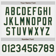 Load image into Gallery viewer, Custom White Green-Cream Authentic Two Tone Baseball Jersey