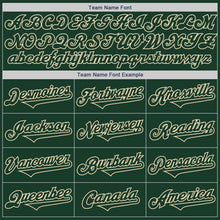 Load image into Gallery viewer, Custom Green Cream Authentic Two Tone Baseball Jersey