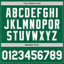 Load image into Gallery viewer, Custom Kelly Green White-Gray Authentic Two Tone Baseball Jersey