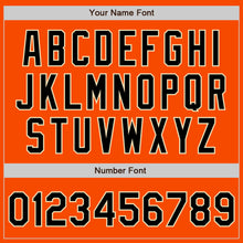 Load image into Gallery viewer, Custom Orange Black-Cream Authentic Two Tone Baseball Jersey