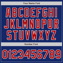 Load image into Gallery viewer, Custom Royal Red-White Authentic Two Tone Baseball Jersey